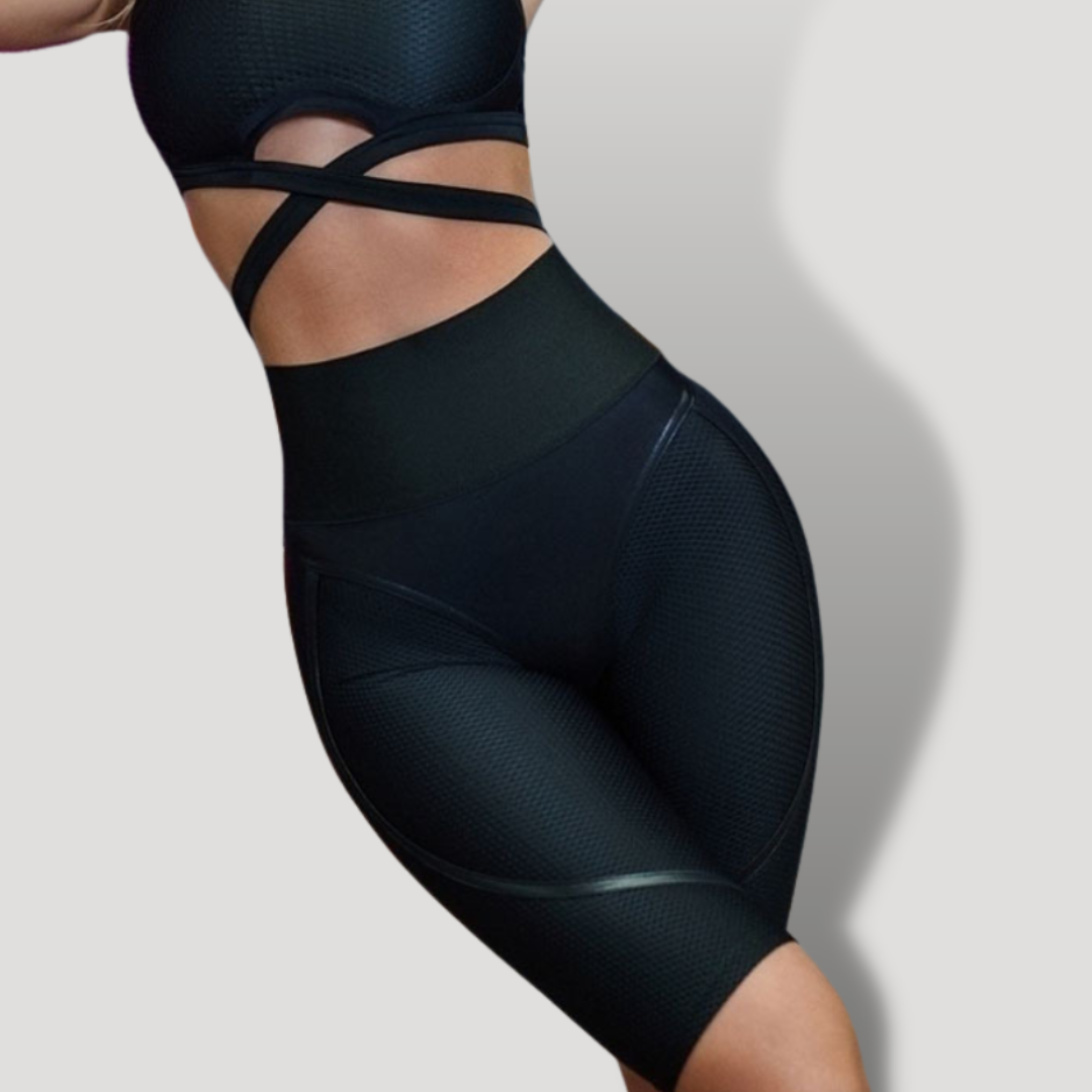 Shorts Biker Microperforado SEXY FEMME Push Up - BELOVECRAFT