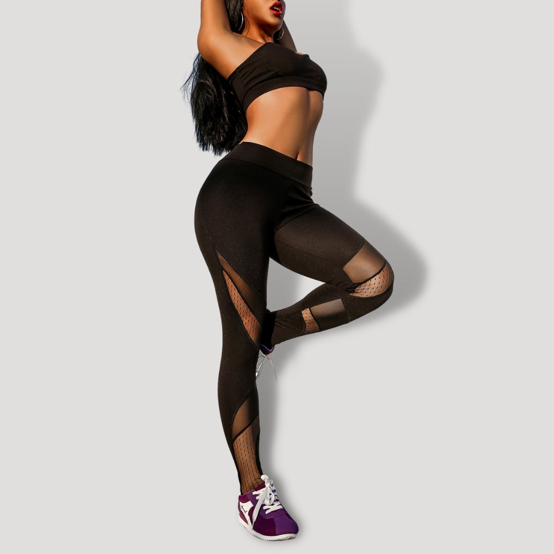 High Waist Transparent Mesh Leggings. SEXY FEMME BELOVECRAFT