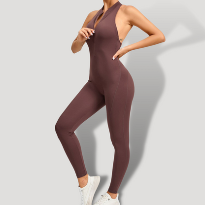 Belovecraft | Push Up V-Deep Jumpsuit with Zipper Sexy Femme