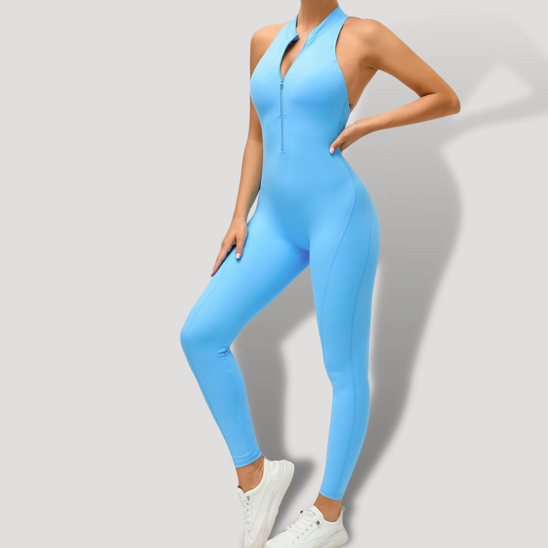 Belovecraft | Push Up V-Deep Jumpsuit with Zipper Sexy Femme