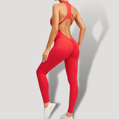 Belovecraft | Push Up V-Deep Jumpsuit with Zipper Sexy Femme