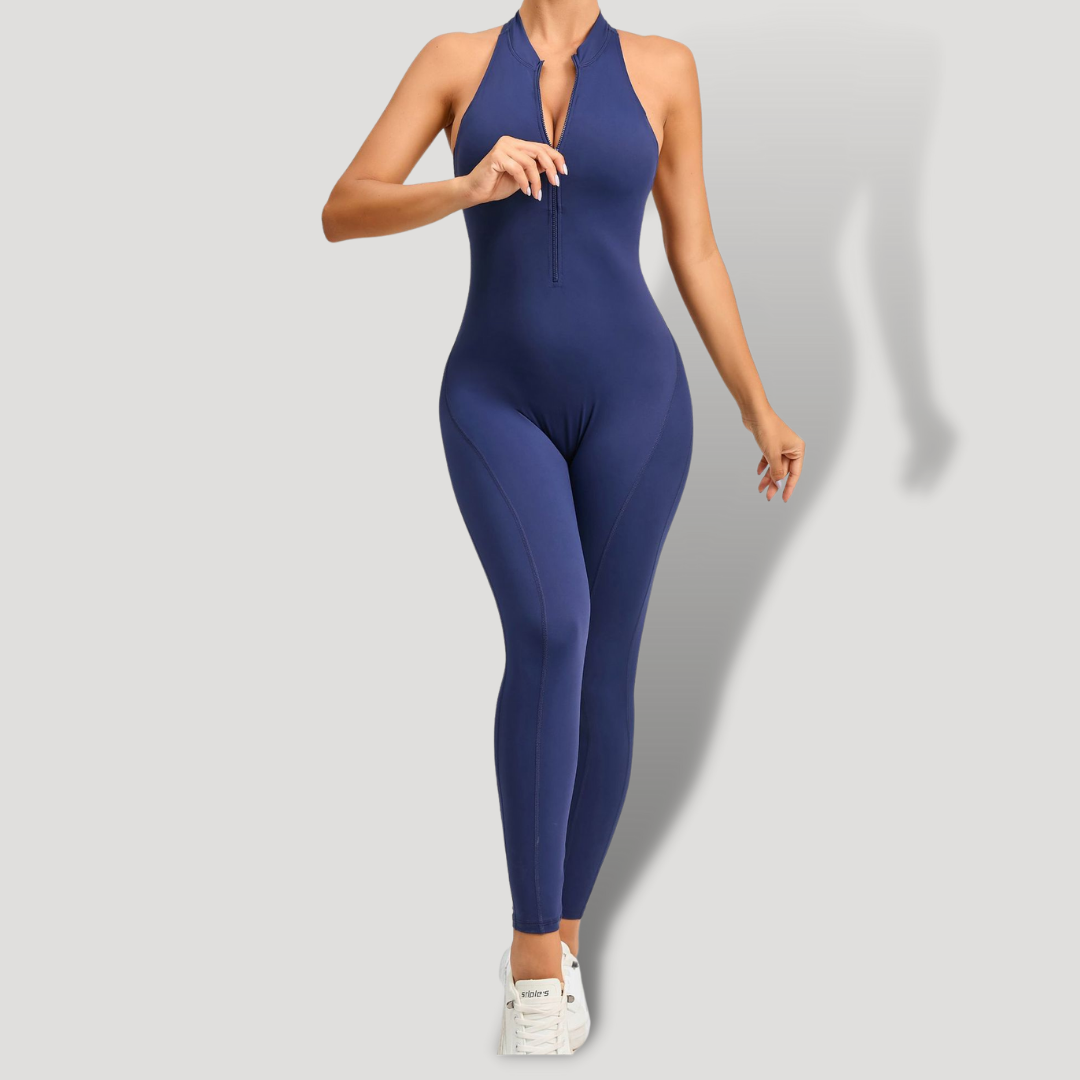 Belovecraft | Push Up V-Deep Jumpsuit with Zipper Sexy Femme