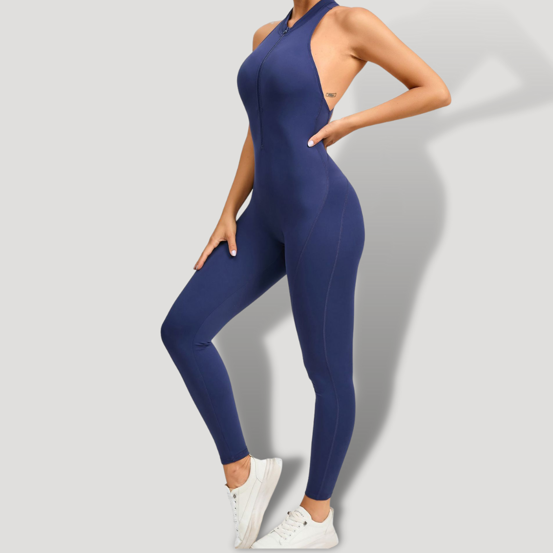 Belovecraft | Push Up V-Deep Jumpsuit with Zipper Sexy Femme