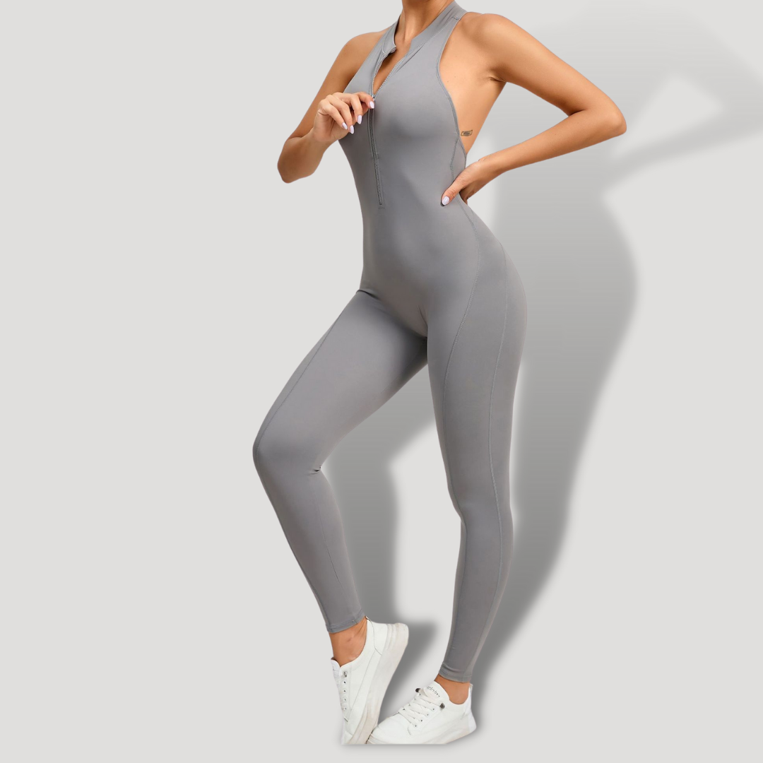 Belovecraft | Push Up V-Deep Jumpsuit with Zipper Sexy Femme