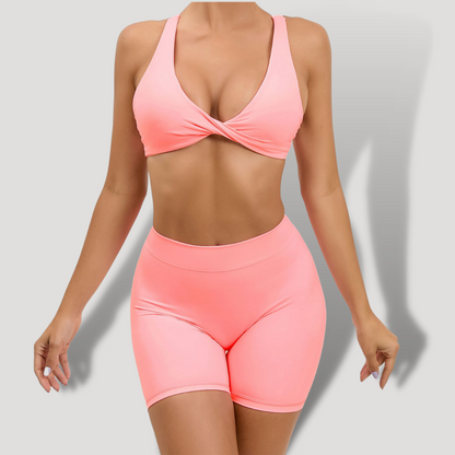 Belovecraft | Cross Push Up Deep V 2-Piece Set