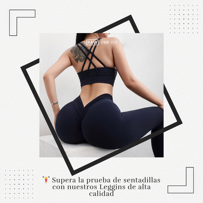 Belovecraft | PREMIUM Leggins Chic &amp; Trendy Sexy Femme Super-Deep 'V' Push Up