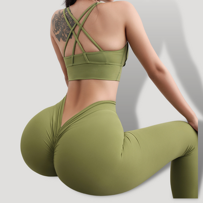 Belovecraft | PREMIUM Leggins Chic &amp; Trendy Sexy Femme Super-Deep 'V' Push Up