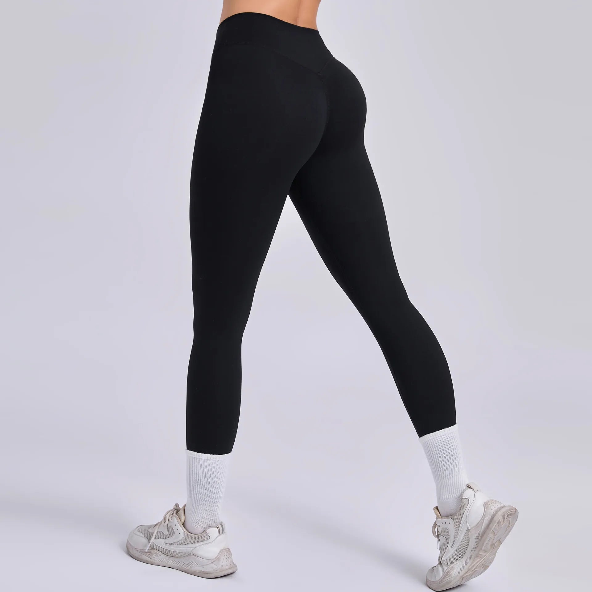 Leggings Deportivos de Cintura Alta con Corte al Tobillo – Belovecraft™