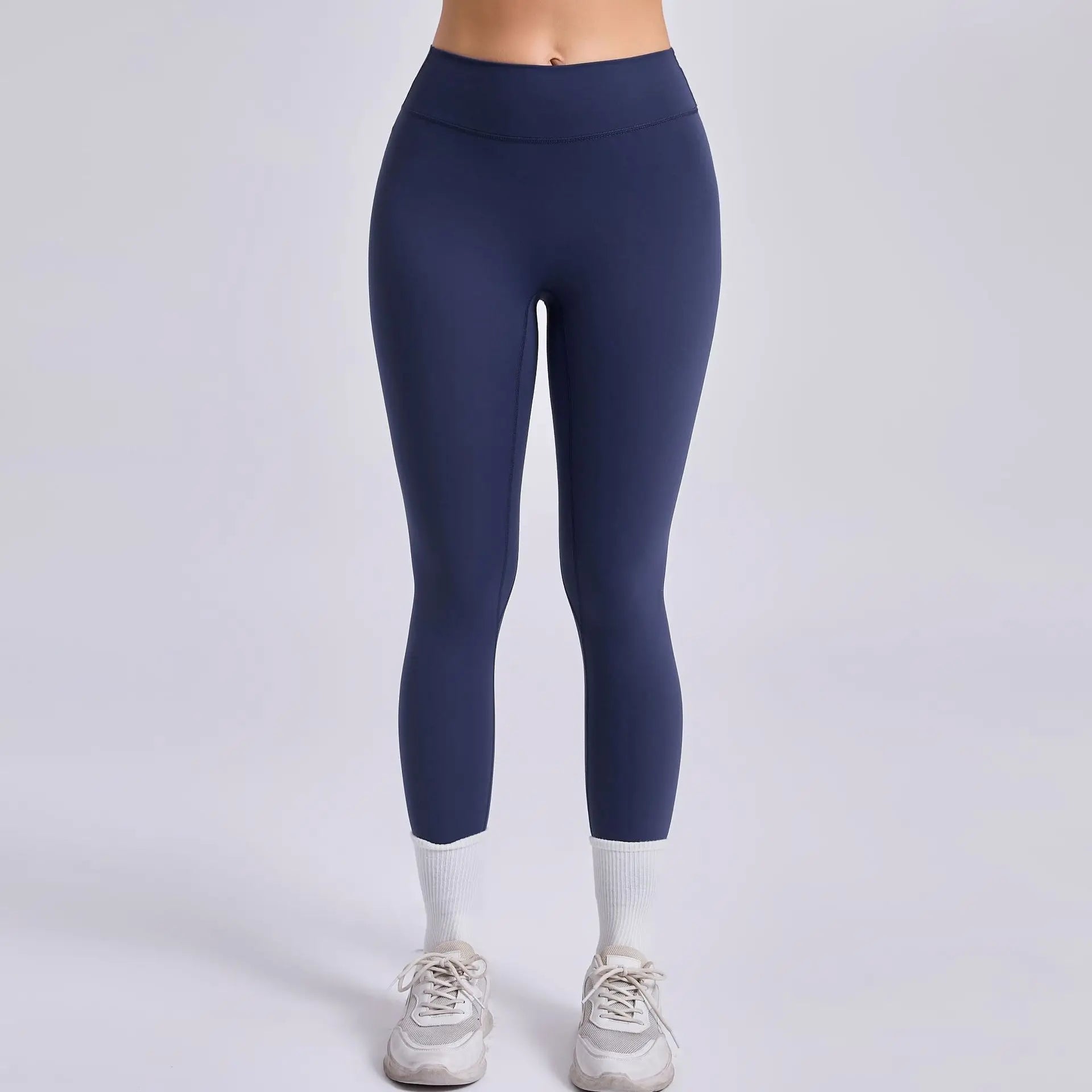 Leggings Deportivos de Cintura Alta con Corte al Tobillo – Belovecraft™