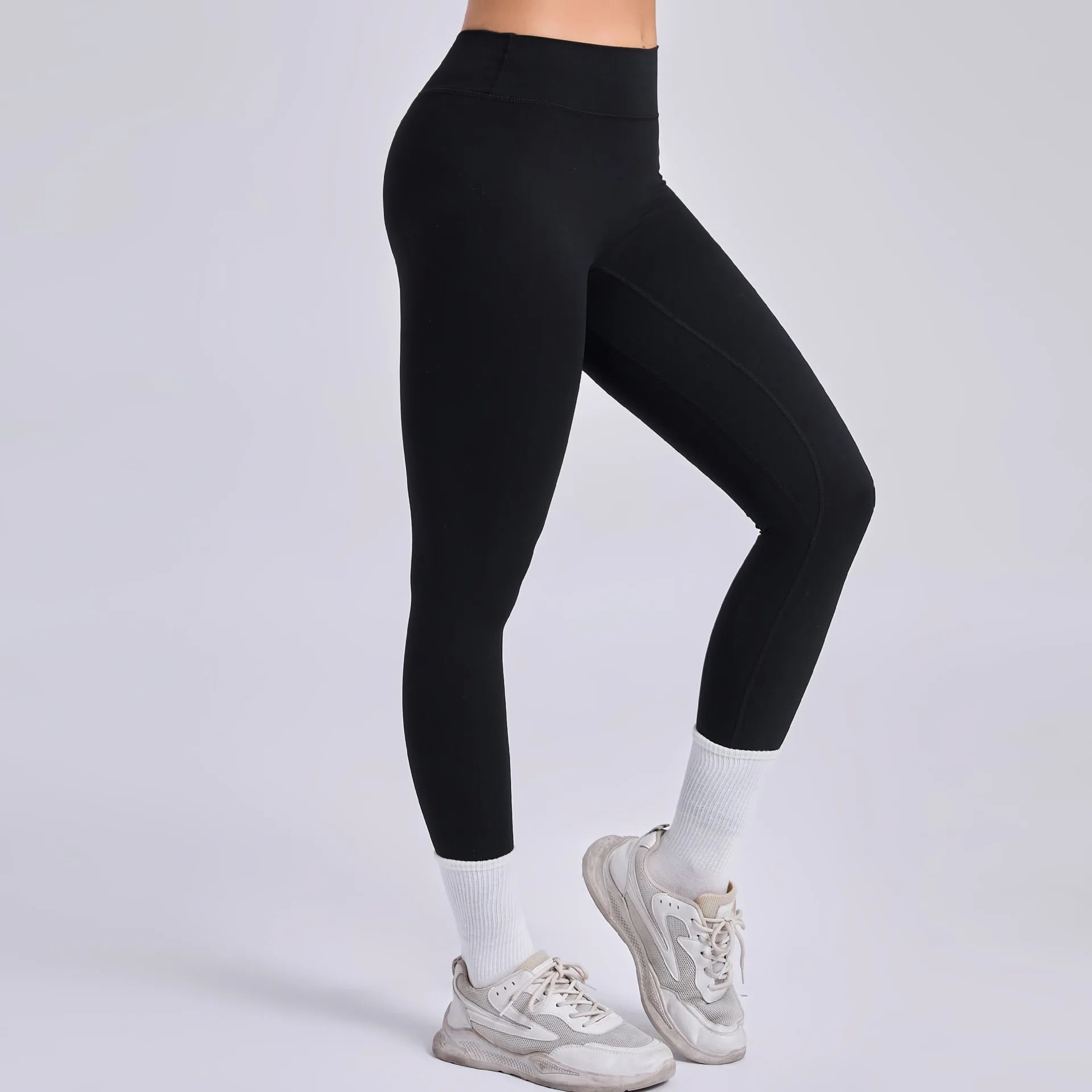 Leggings Deportivos de Cintura Alta con Corte al Tobillo – Belovecraft™