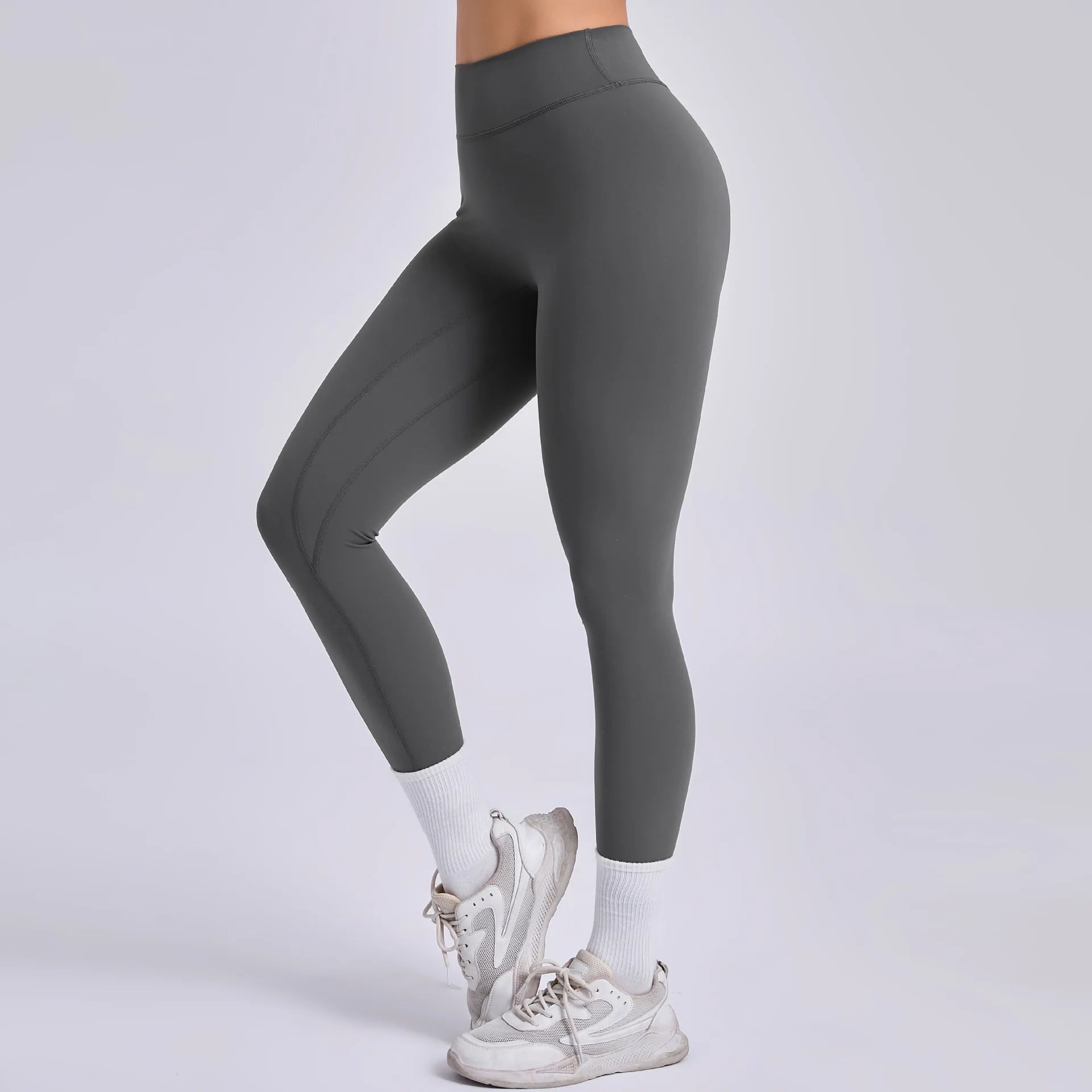 Leggings Deportivos de Cintura Alta con Corte al Tobillo – Belovecraft™
