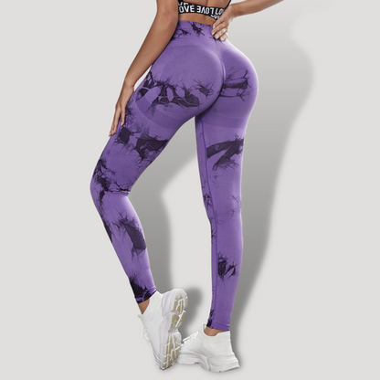 Leggins PREMIUM Push Up TIE DYE - BELOVECRAFT