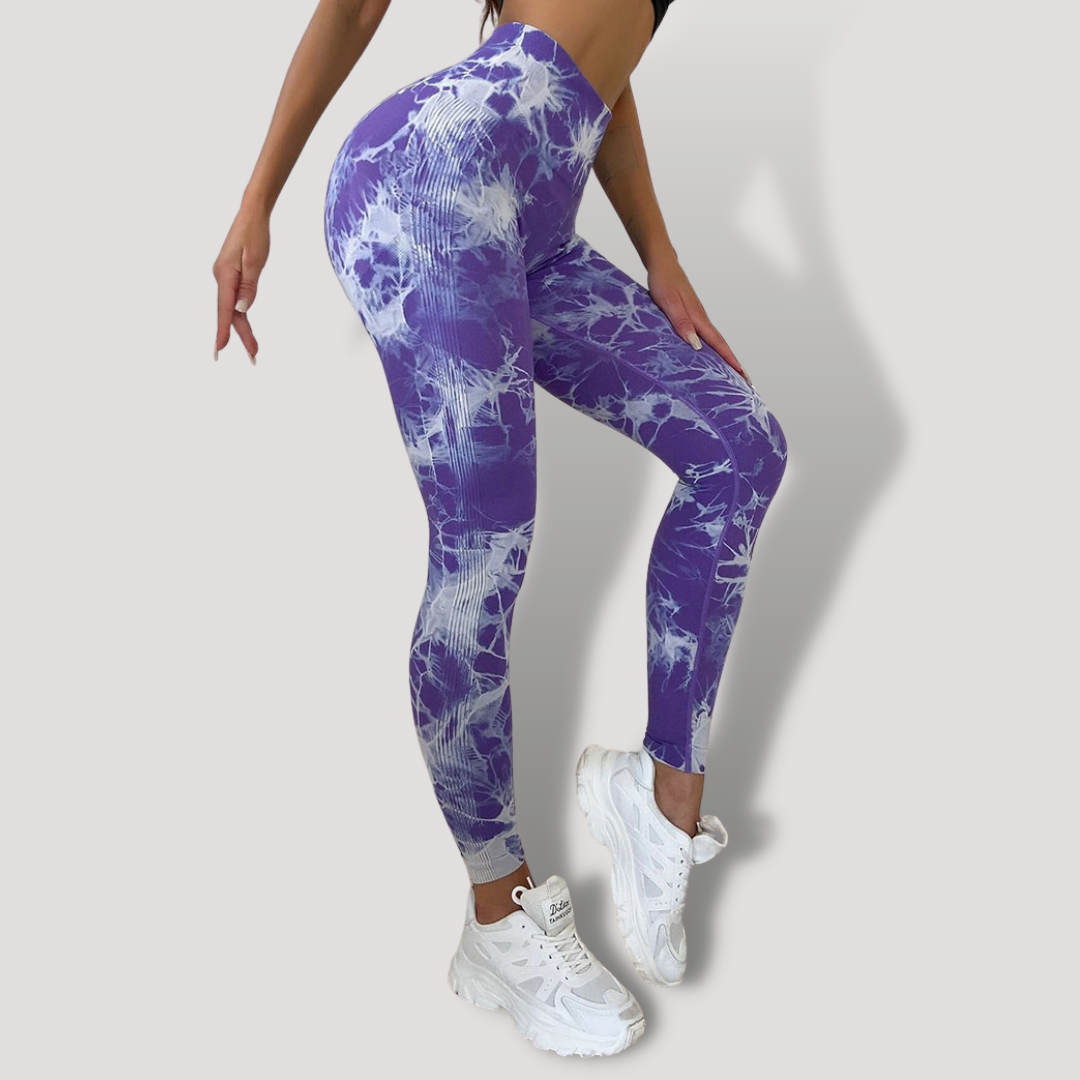 Leggins PREMIUM Push Up TIE DYE - BELOVECRAFT