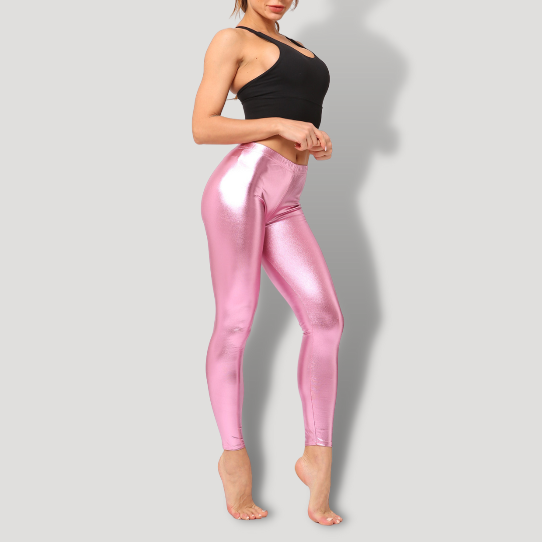 Leggins NORMAL, SHINY, Metálico Vinipiel - BELOVECRAFT