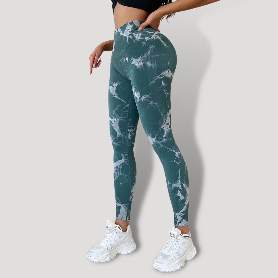 Leggins PREMIUM con efecto Push Up diseño TIE DYE - BELOVECRAFT