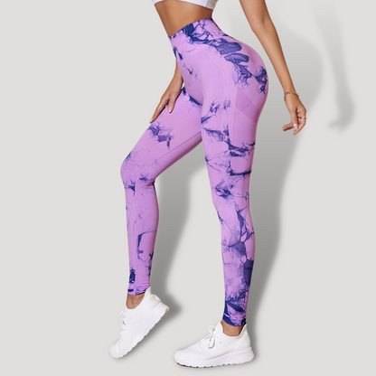 Leggins PREMIUM Push Up TIE DYE - BELOVECRAFT