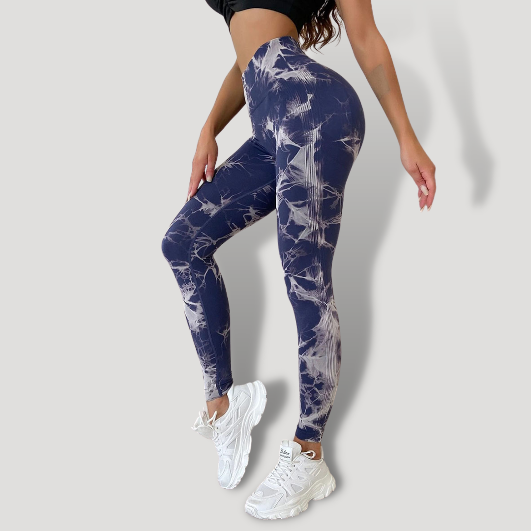 Leggins PREMIUM con efecto Push Up diseño TIE DYE - BELOVECRAFT