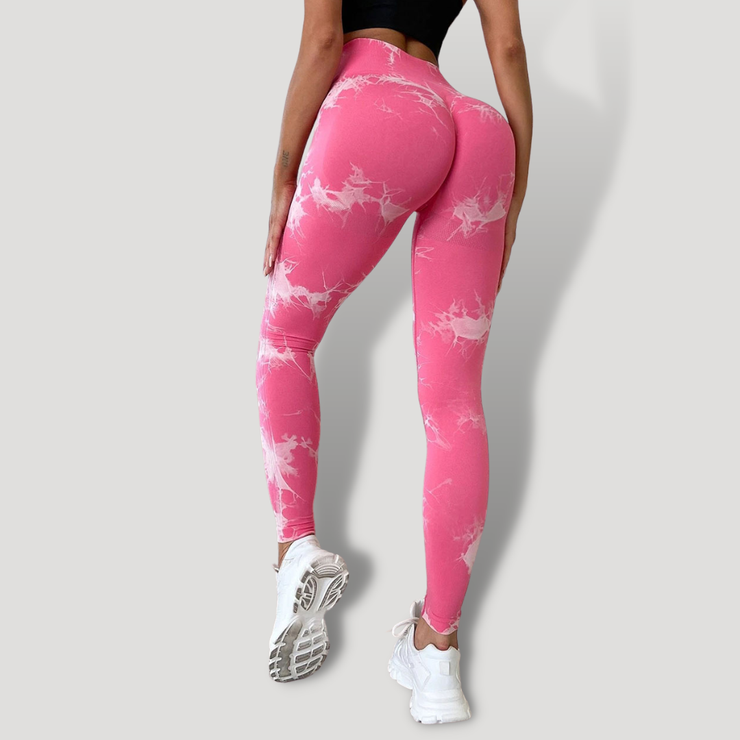 Leggins PREMIUM con efecto Push Up diseño TIE DYE - BELOVECRAFT