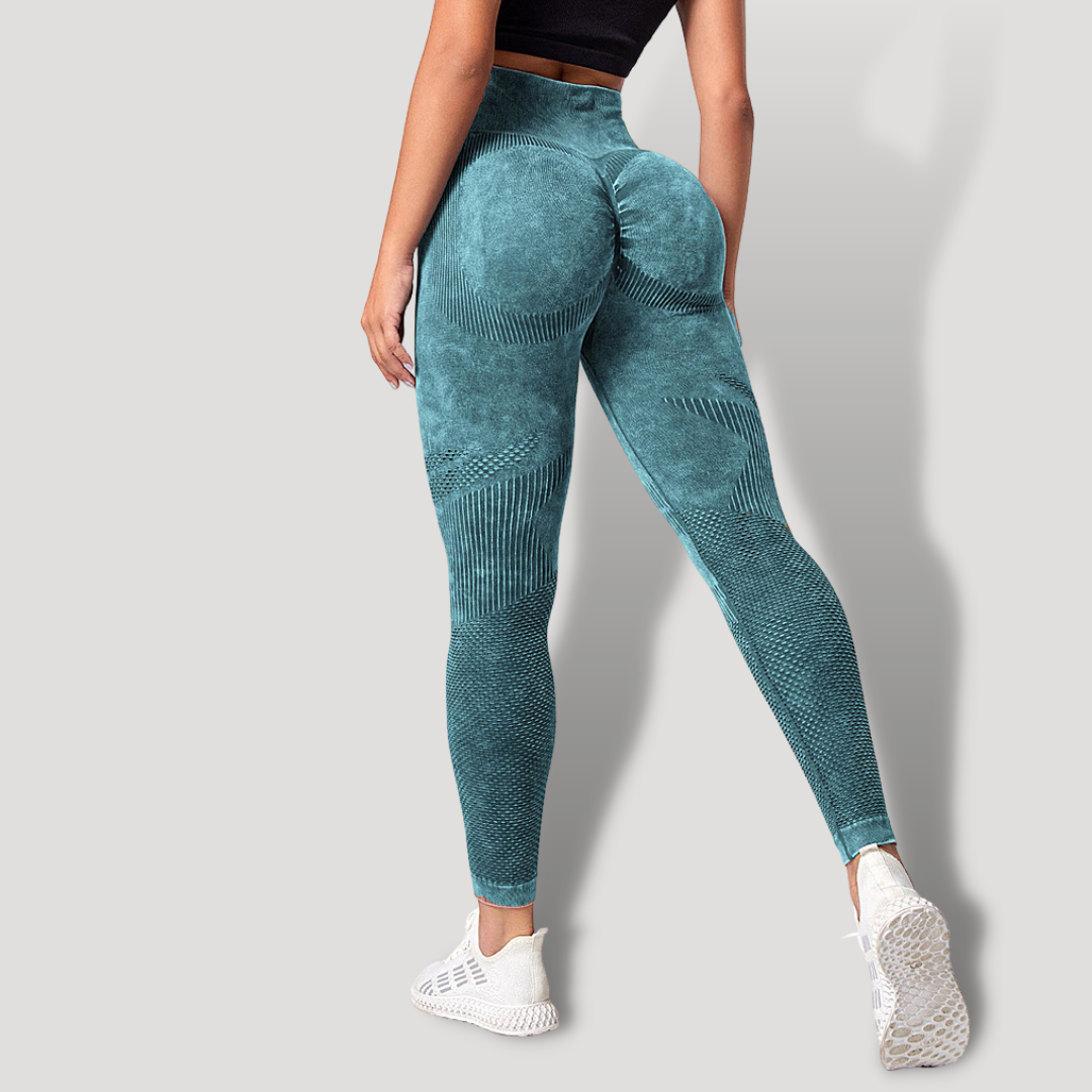 Leggins Push Up Cintura Alta Scrunch Burbuja - BELOVECRAFT