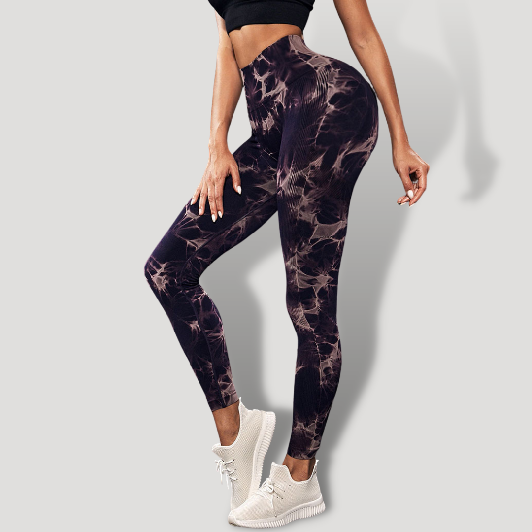 Leggins PREMIUM Push Up TIE DYE - BELOVECRAFT