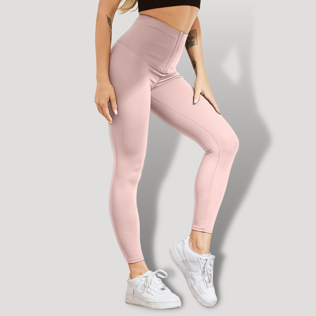 Leggins con cintura alta y cinturilla térmica de triple nivel con efecto Push Up - BELOVECRAFT