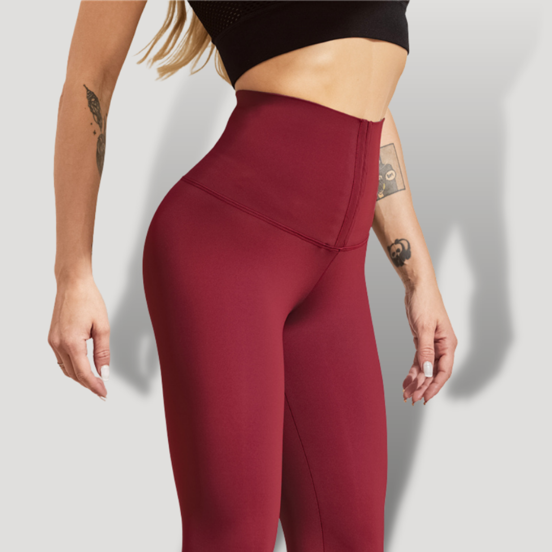 Leggins con cintura alta y cinturilla térmica de triple nivel con efecto Push Up - BELOVECRAFT