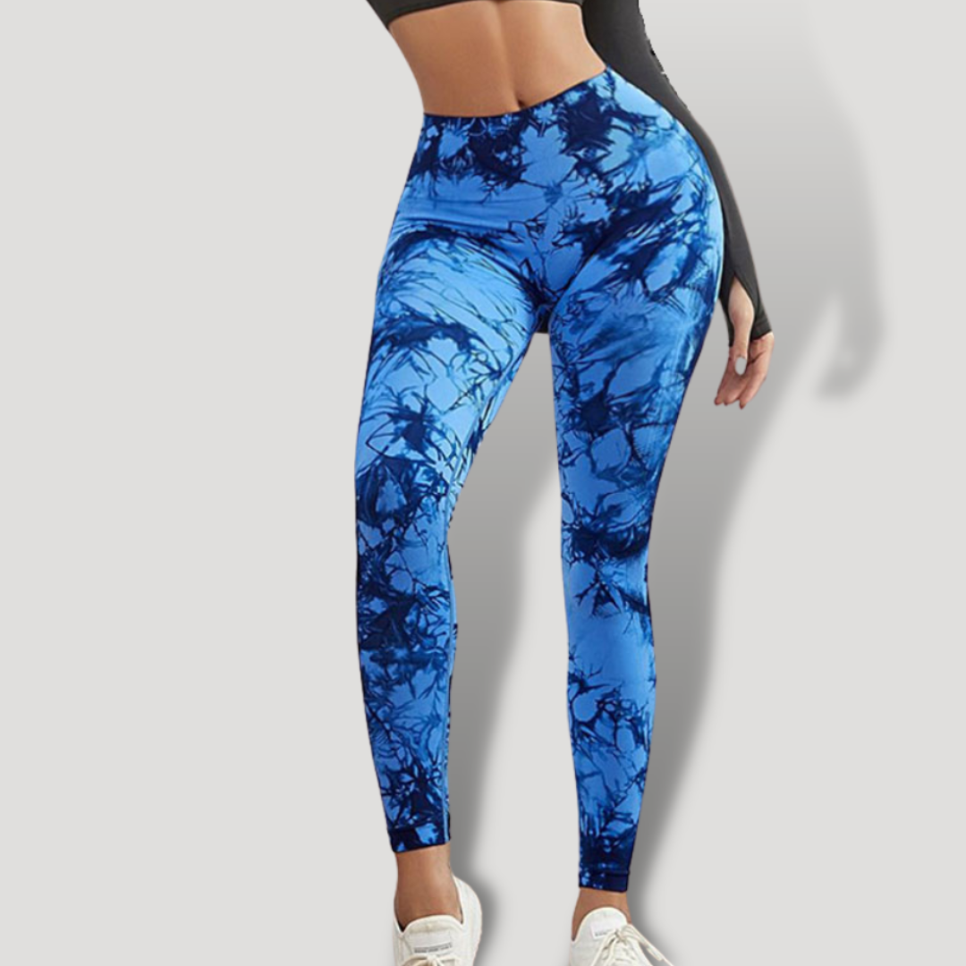 Leggins PREMIUM con efecto Push Up diseño TIE DYE - BELOVECRAFT