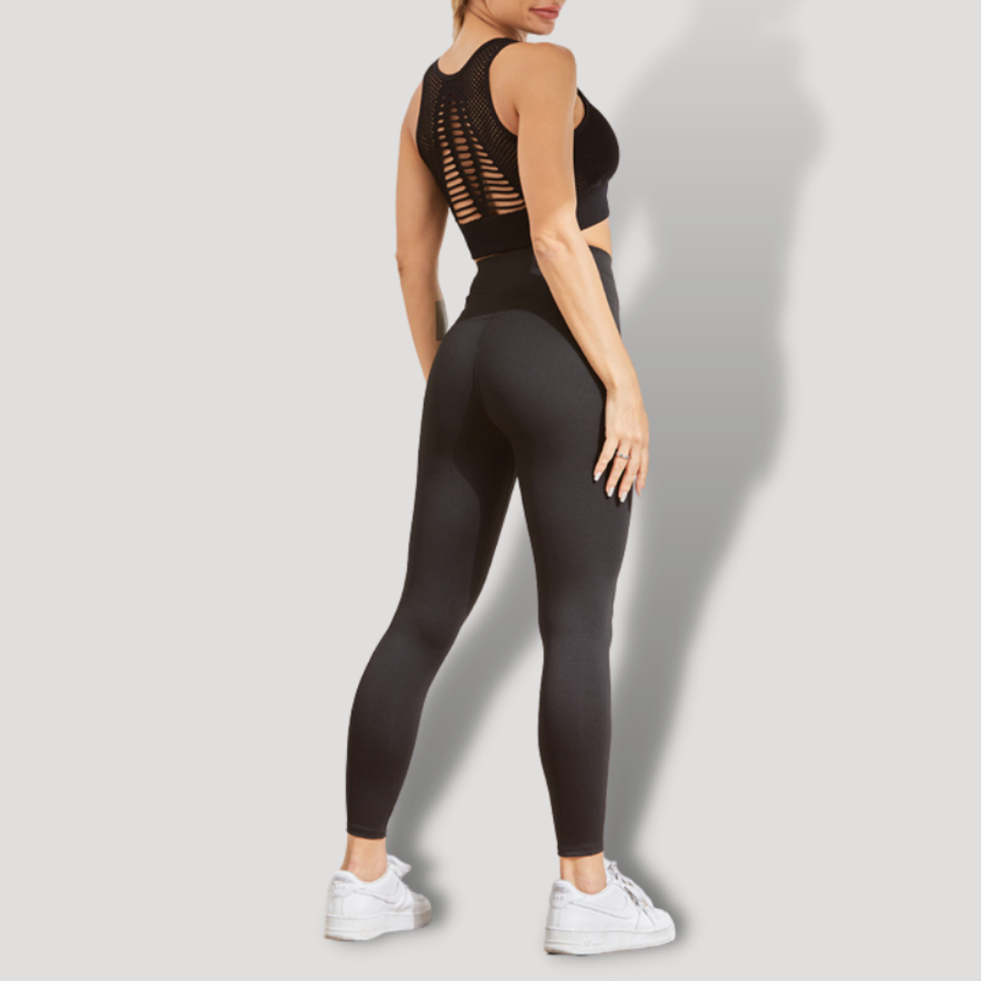 Leggins con cintura alta y cinturilla térmica de triple nivel con efecto Push Up - BELOVECRAFT