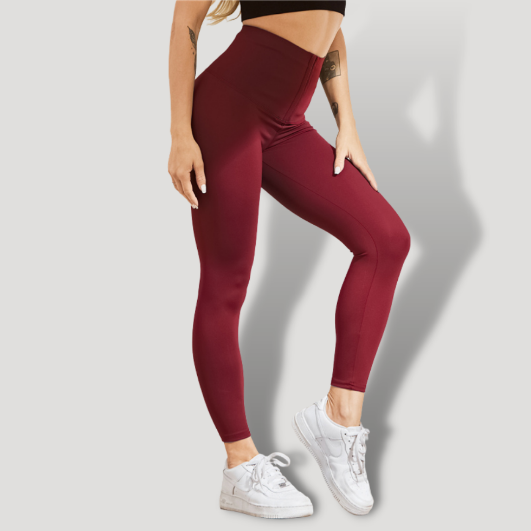 Leggins con cintura alta y cinturilla térmica de triple nivel con efecto Push Up - BELOVECRAFT