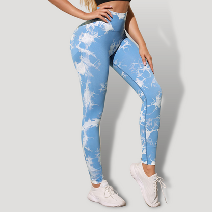 Leggins PREMIUM con efecto Push Up diseño TIE DYE - BELOVECRAFT